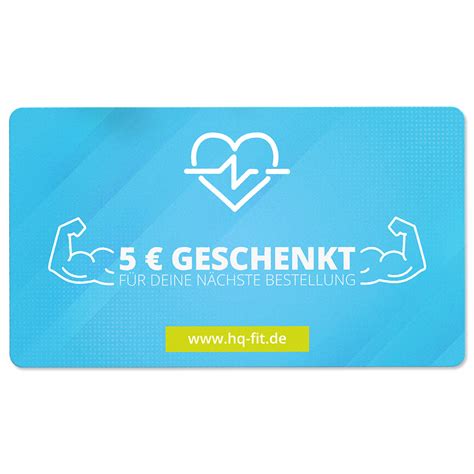 hq-fit gutschein|5 € Gutscheinkarte (Bonus) 